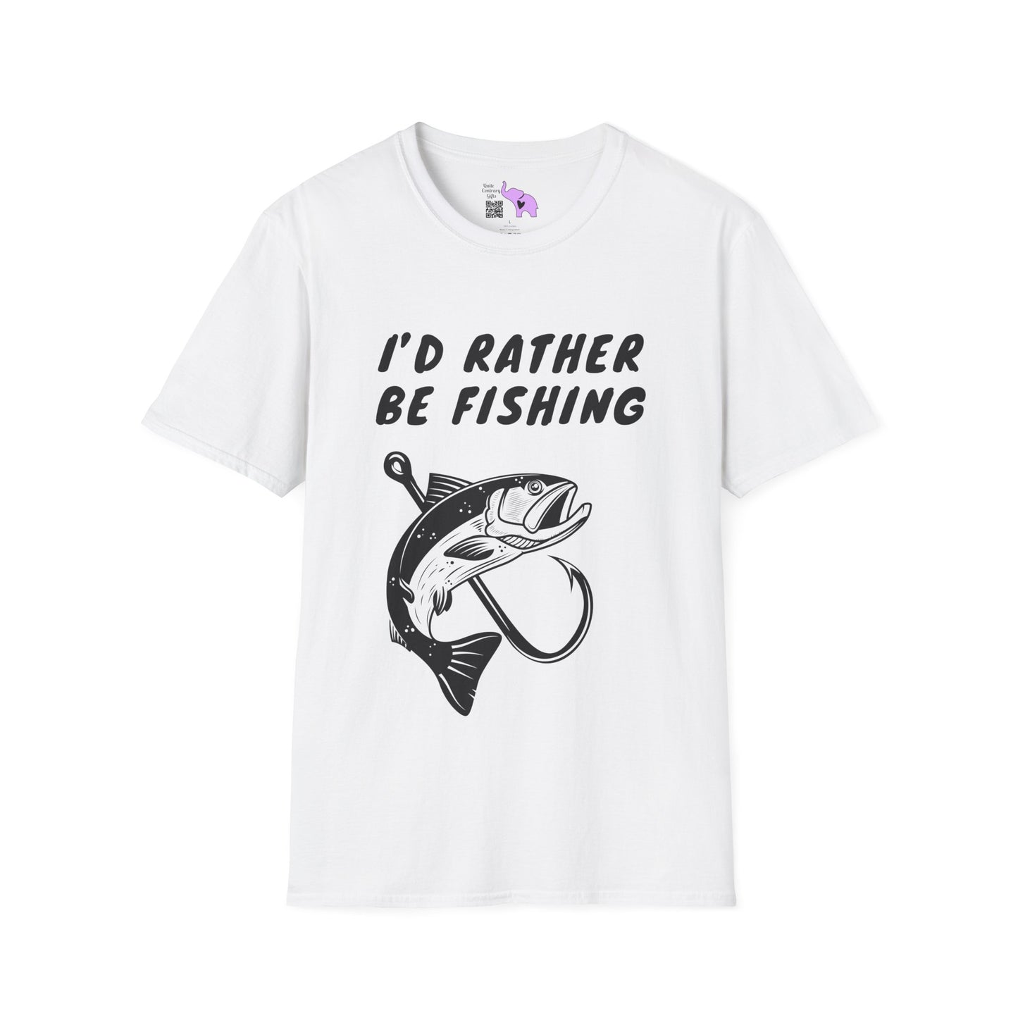 I'd Rather Be Fishing Adult T-shirt