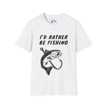 I'd Rather Be Fishing Adult T-shirt
