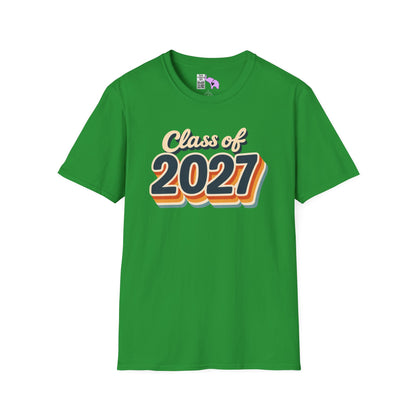 Retro Class of 2027 Adult T-Shirt