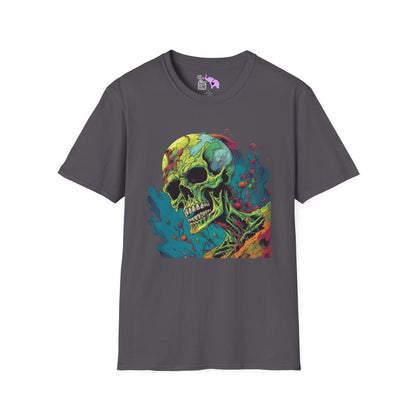 Surreal Skullscape Adult T-shirt