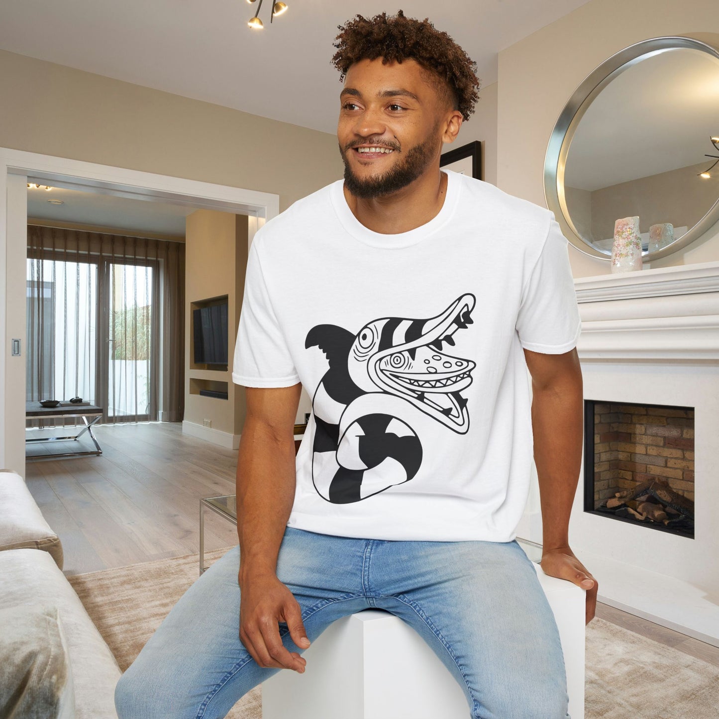 Beetlejuice Sandworm Adult T-shirt