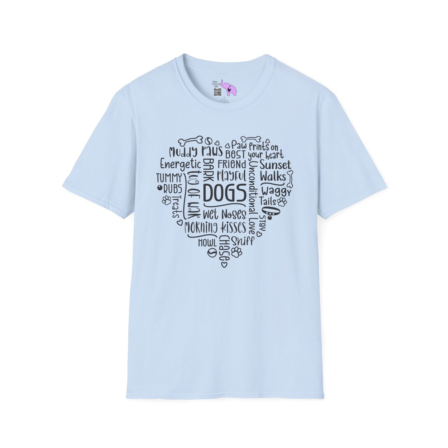 Dogs Heart Adult T-shirt