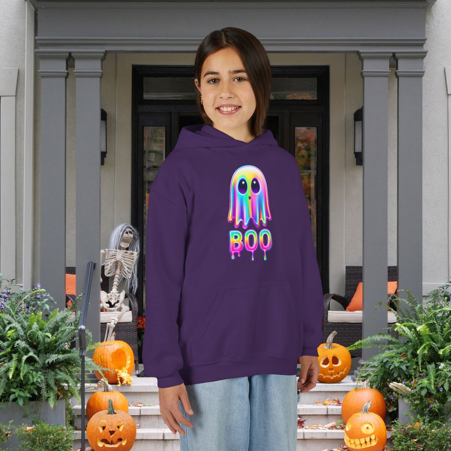 Boo-tiful Glow Youth Hoodie