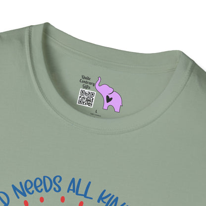 The World Needs All Kinds Of Minds (Autism) Adult T-shirt