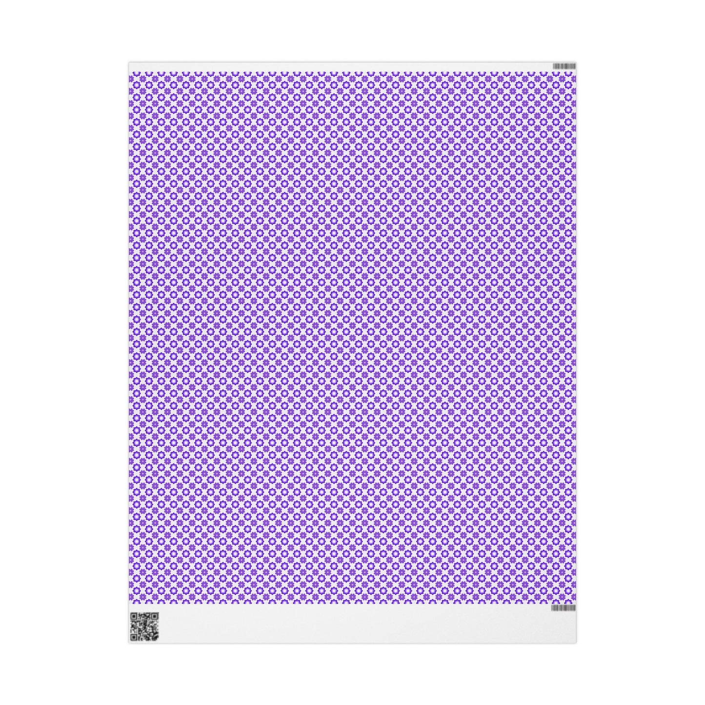 Purple Prism Garden Wrapping Paper