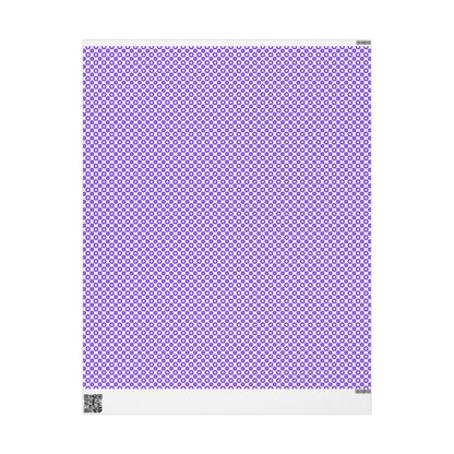 Purple Prism Garden Wrapping Paper