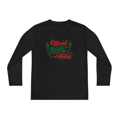 Official Cookie Tester Youth Long Sleeve Tee