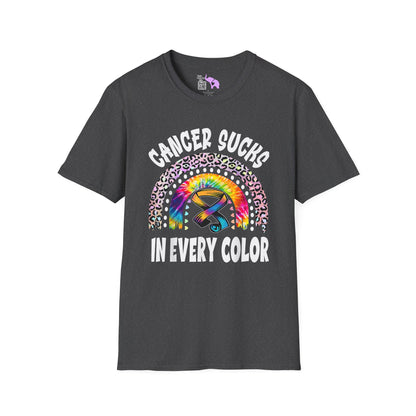 Fight Cancer in All Colors 18 Adult T-shirt