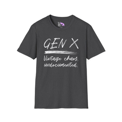 Gen X Vintage Chaos, Undocumented Adult T-shirt
