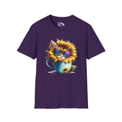 Cool Sunflower Kitten 1 T-shirt