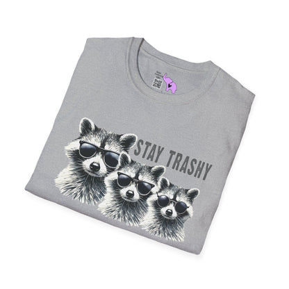 Stay Trashy (Racoon) Adult T-shirt
