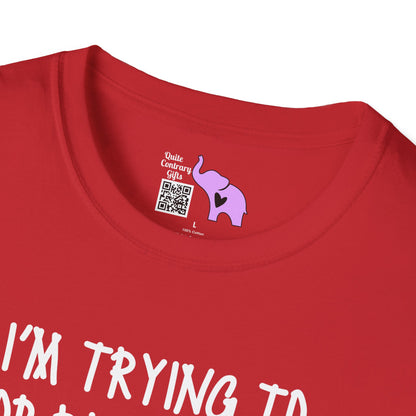 I'm Trying To Stop Being Mean But Yall Have To Stop Being Stupid First Adult T-shirt