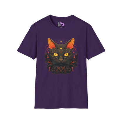 Creepy Black Cats 2 Adult T-shirt