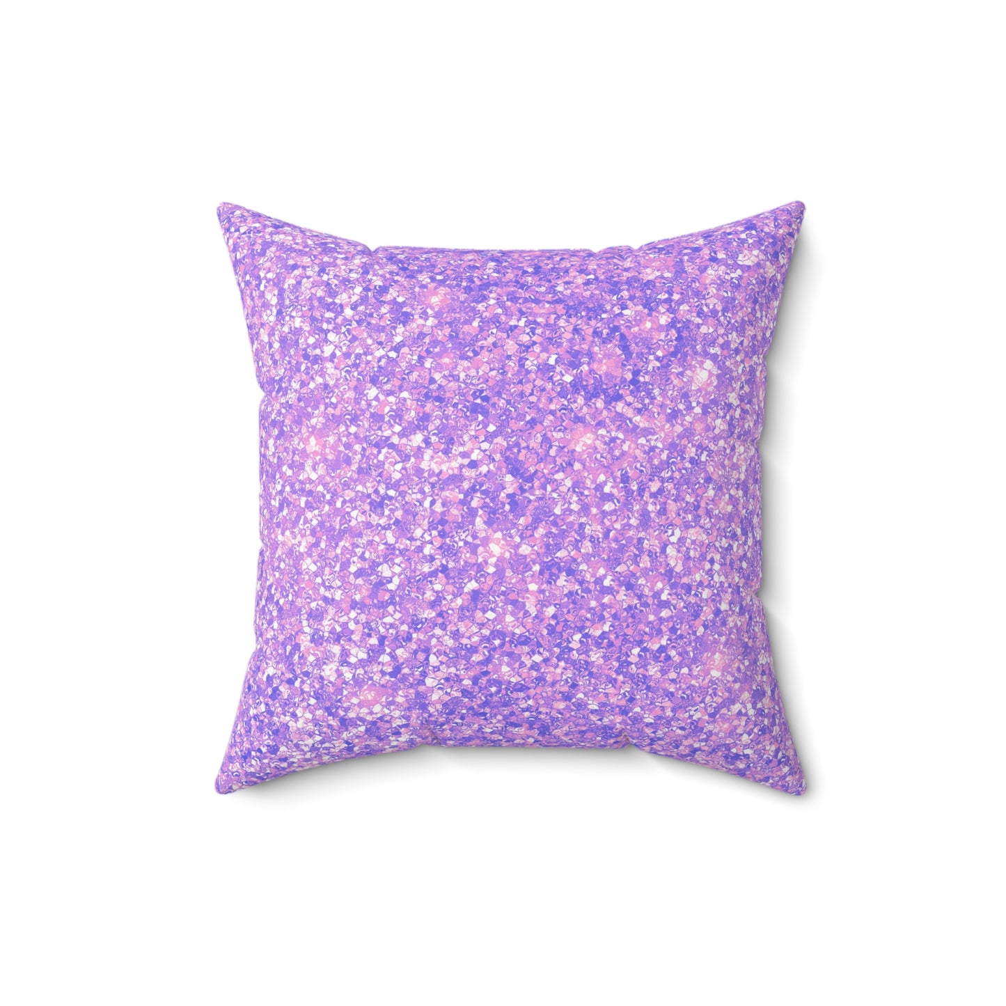 Lavender Crystal Throw Pillow