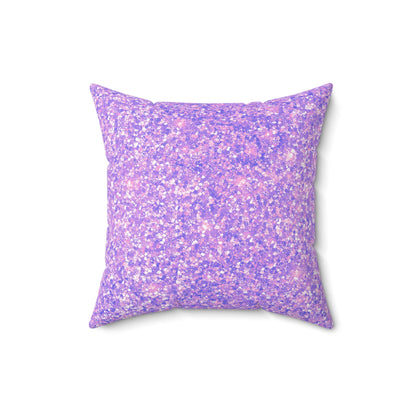 Lavender Crystal Throw Pillow