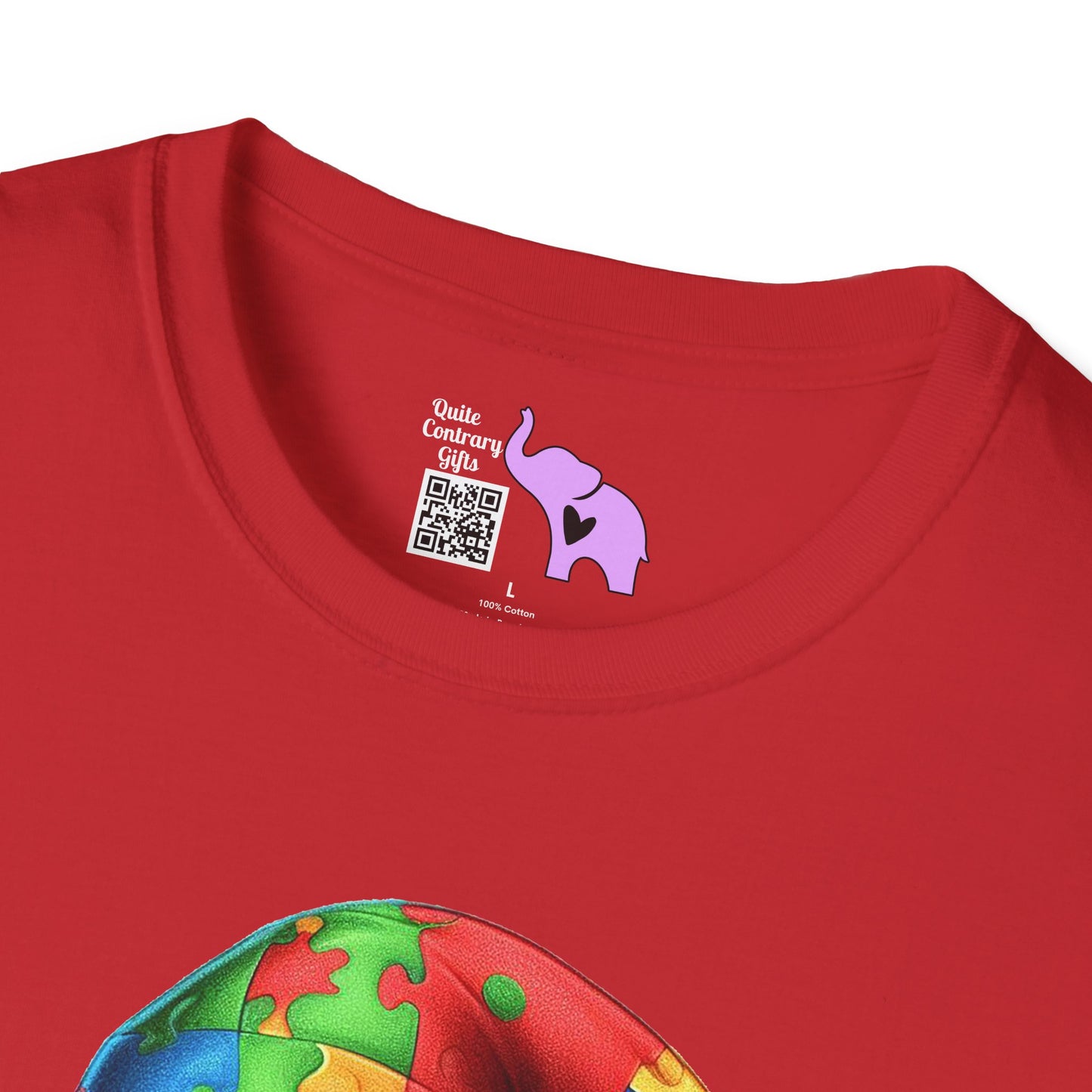 Proud Mom (Autism Awarness Gnome) Adult T-shirt