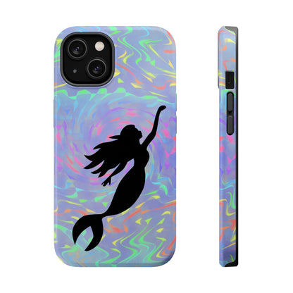 Mermaid Silhouette MagSafe® Compatible Tough Case for iPhone