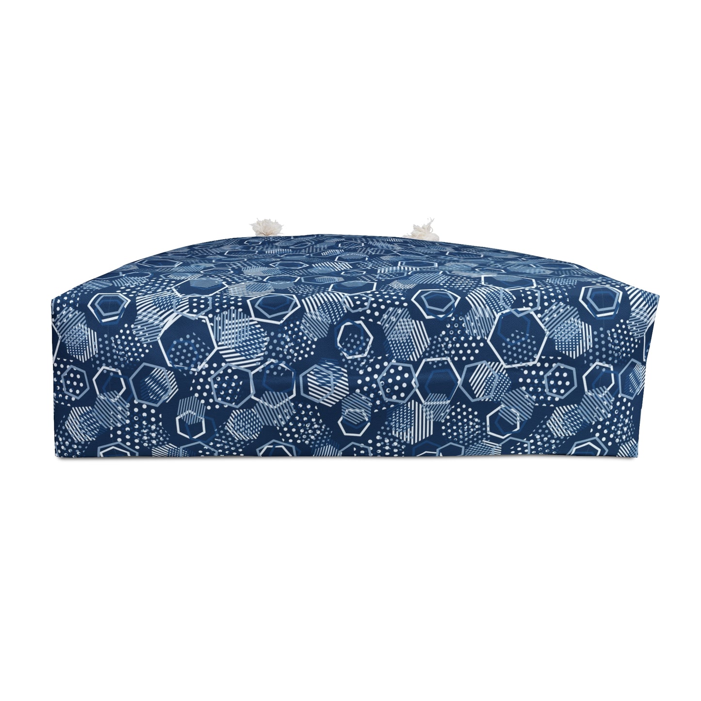 Blue Hexagons Weekender Bag