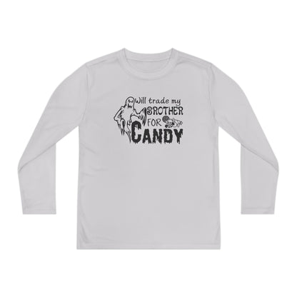 Will Trade My Brother For Candy Youth Long Sleeve Tee