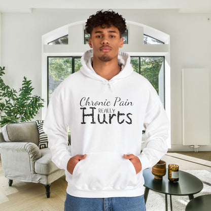Chronic Pain Really Hurts Heavy Blend™ Hooded Sweatshirt