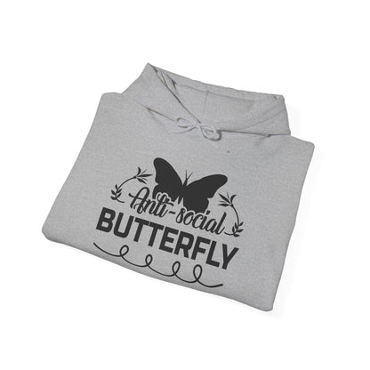 AntiSocial Butterfly Heavy Blend™ Hooded Sweatshirt