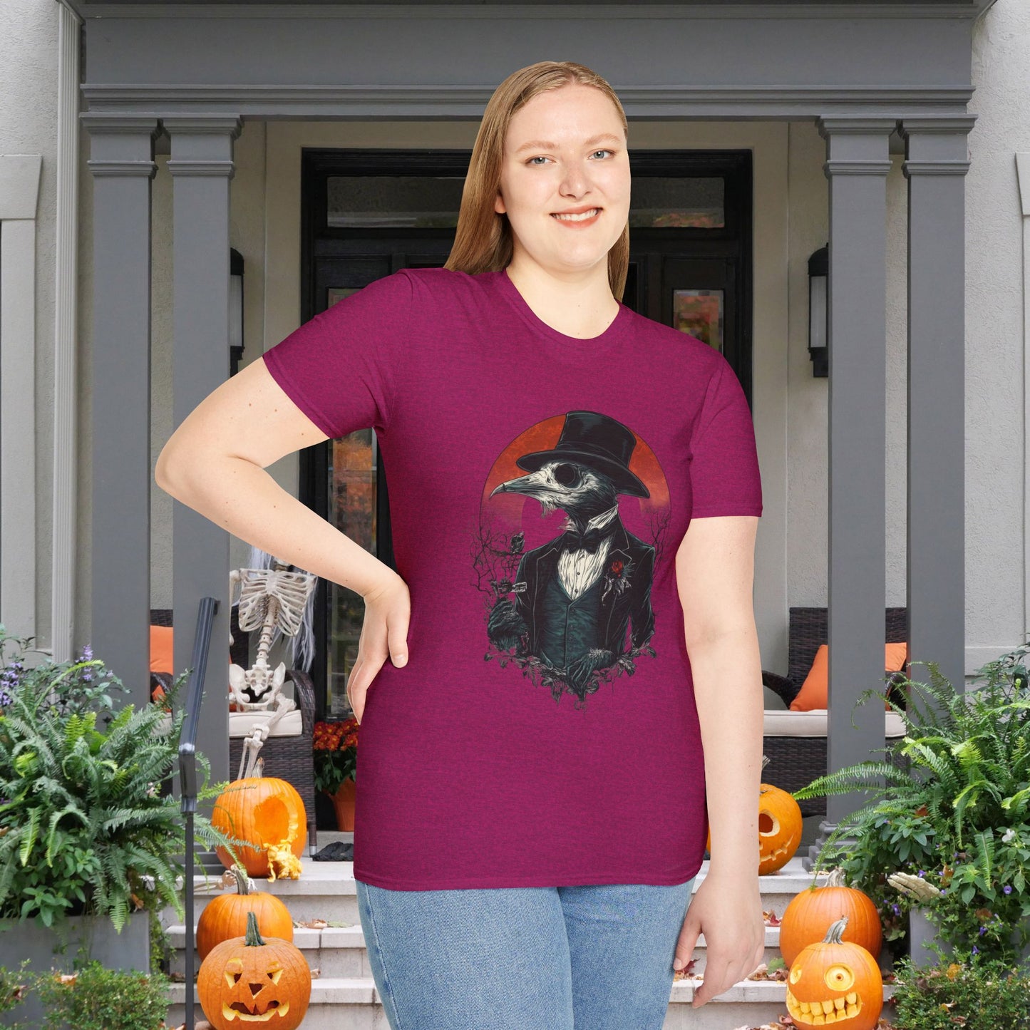 Halloween Scarecrow 3 Adult T-shirt