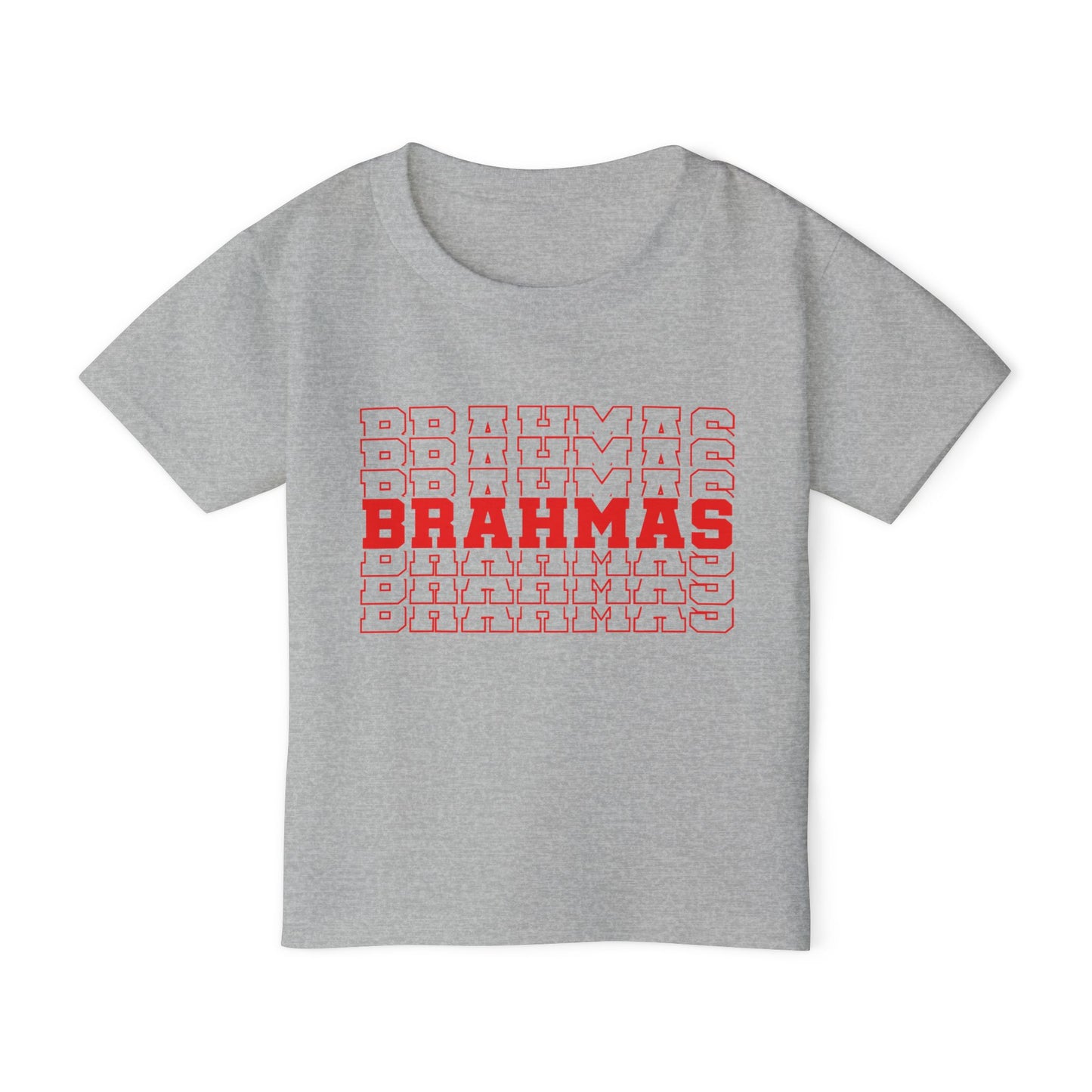Brahmas (Stacked) Heavy Cotton™ Toddler T-shirt
