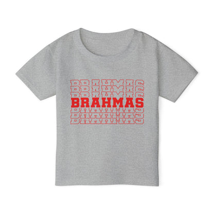 Brahmas (Stacked) Heavy Cotton™ Toddler T-shirt
