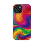 Tie Dye Color Swirl MagSafe® Compatible Tough Case for iPhone