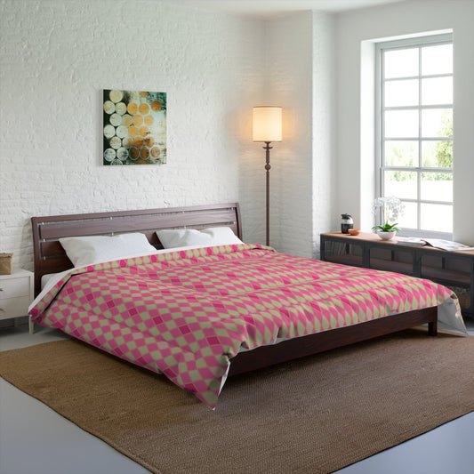 Pink Harlequin Basic Bedding Set