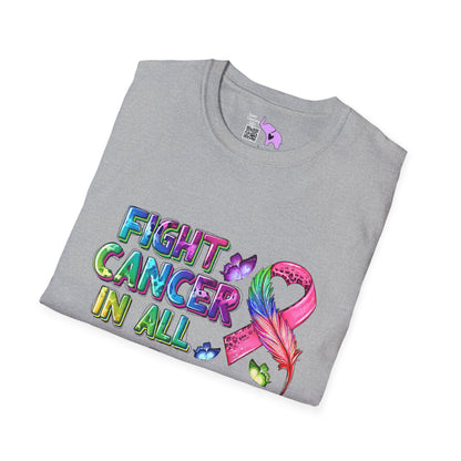 Fight Cancer in All Colors 8 T-shirt