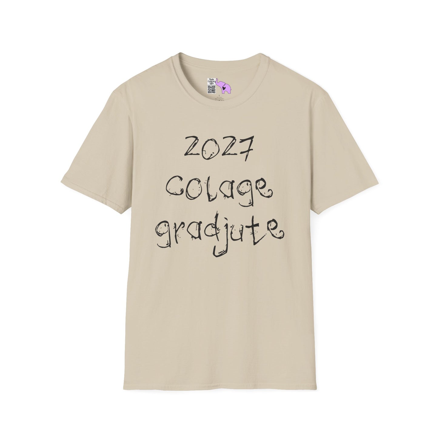 Colage Gradjute 2027 Adult T-Shirt