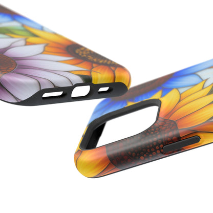 Colorful Sunflowers MagSafe® Compatible Tough Case for iPhone