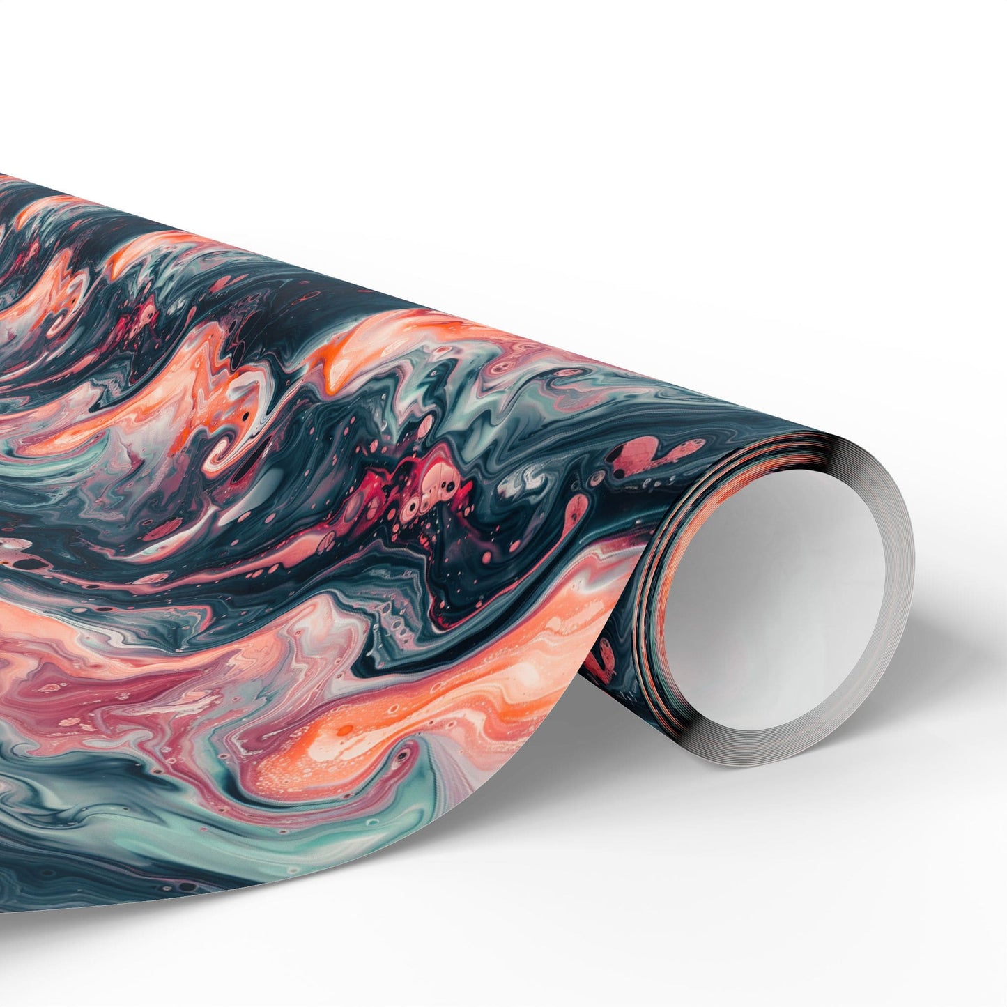 Pink Venom Marble Wrapping Paper