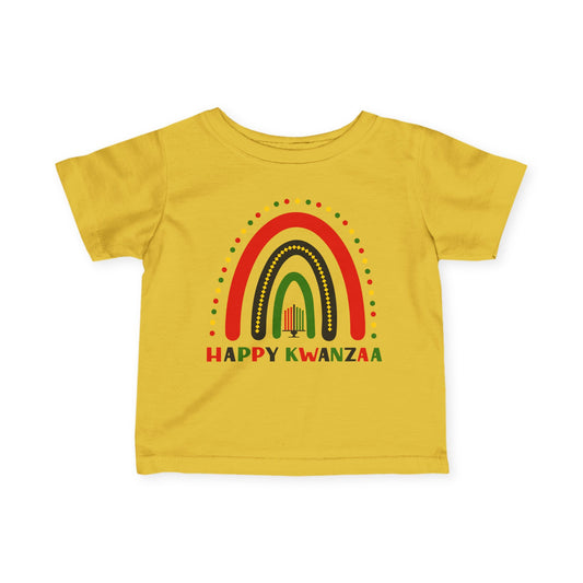Happy Kwanzaa Arch Infant Soft T-Shirt