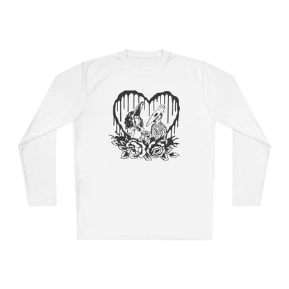 Beetlejuice Adam & Barbara Adult Long Sleeve Tee