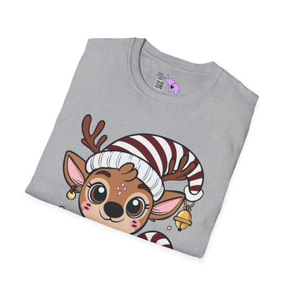 Santa's Little Deer Adult T-shirt