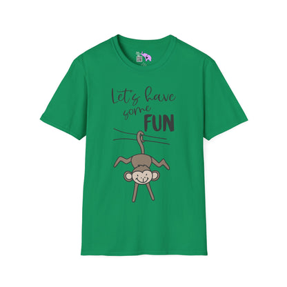 Let's Have Some Fun (Monkey) Adult T-shirt