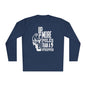 Up More Poles Than A Stripper Adult Long Sleeve Tee