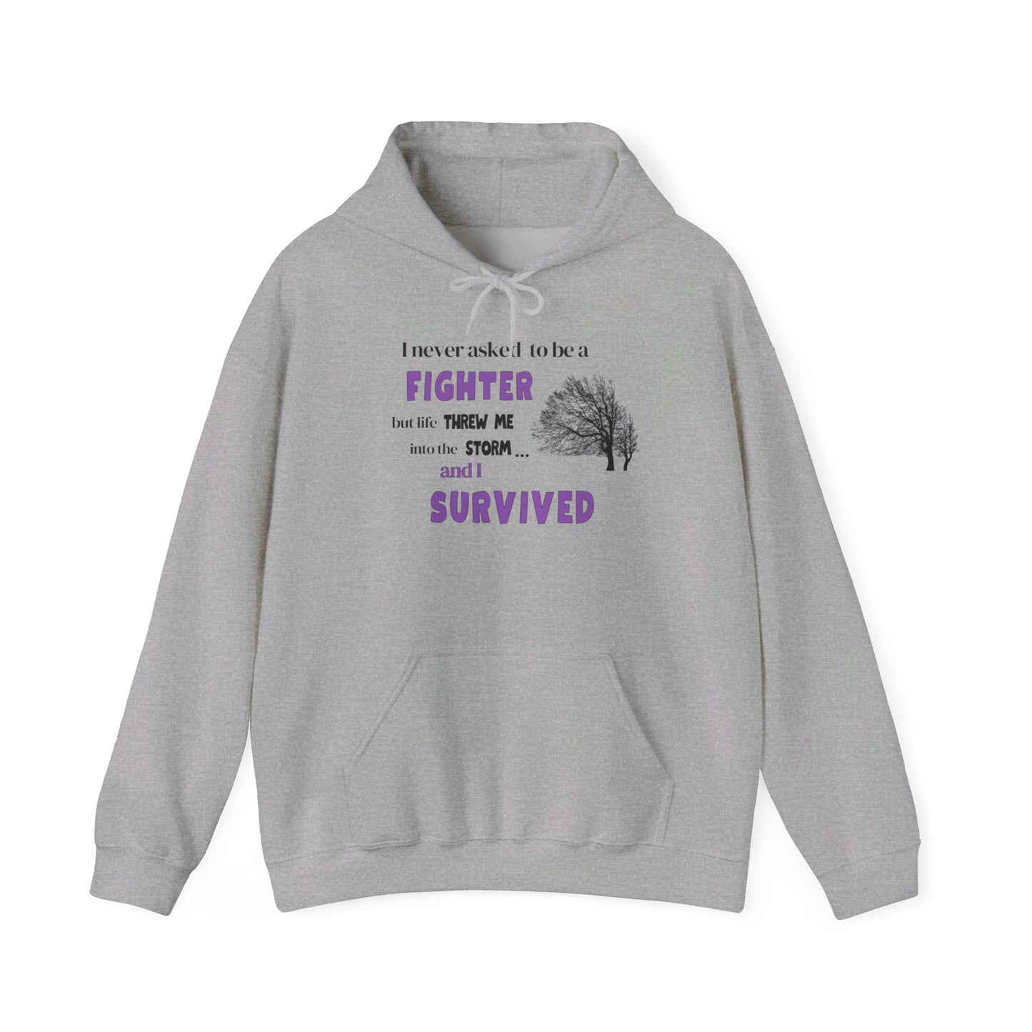 I Never Asked To Be a Fighter... Heavy Blend™ Hooded Sweatshirt