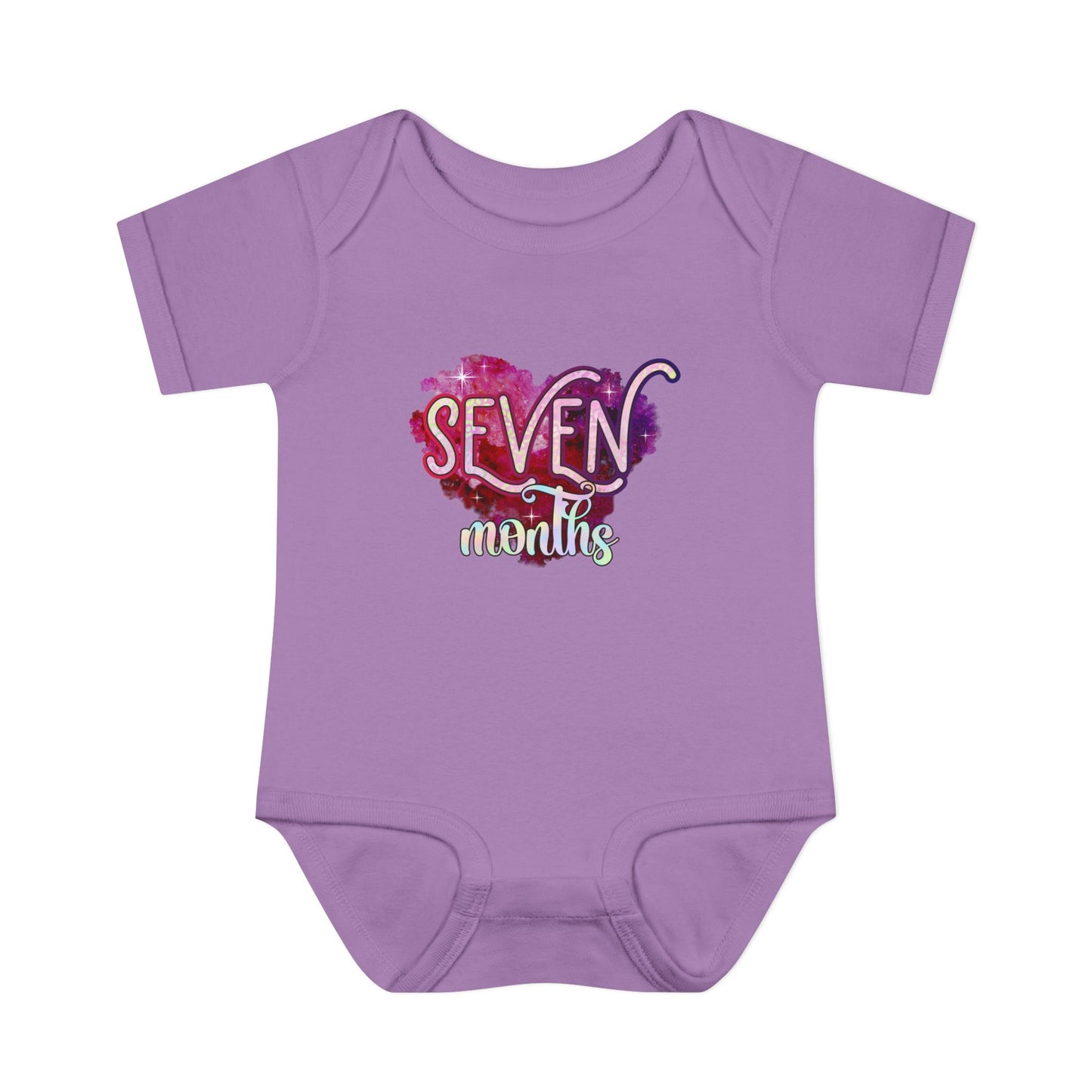 Stardust Baby Milestone Bodysuit-Seven Months