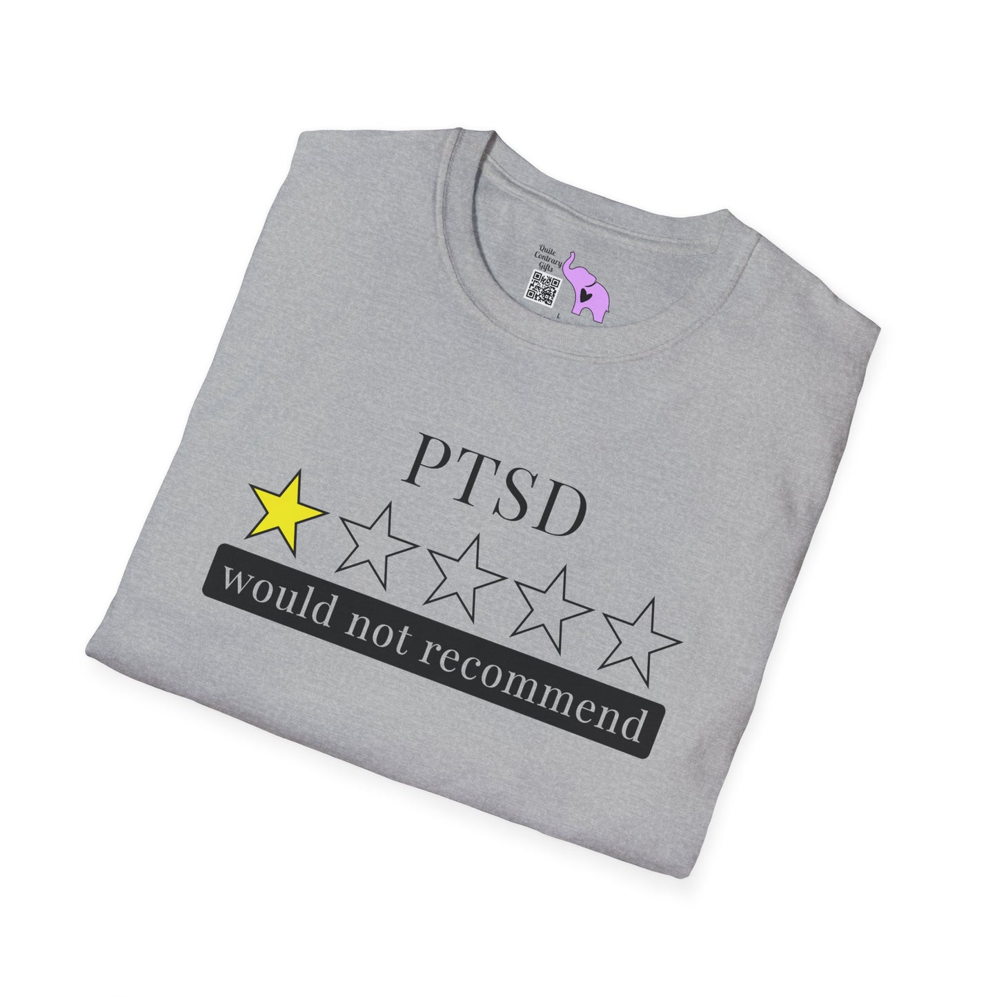 PTSD 1 Star Would Not Recommend Adult T-shirt