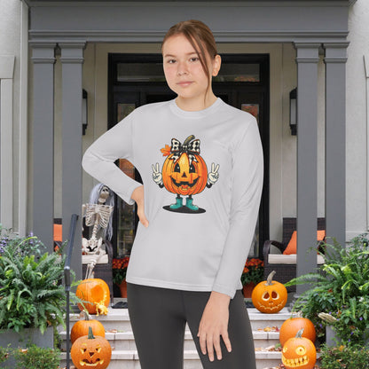 Pumpkin Peace Youth Long Sleeve Tee
