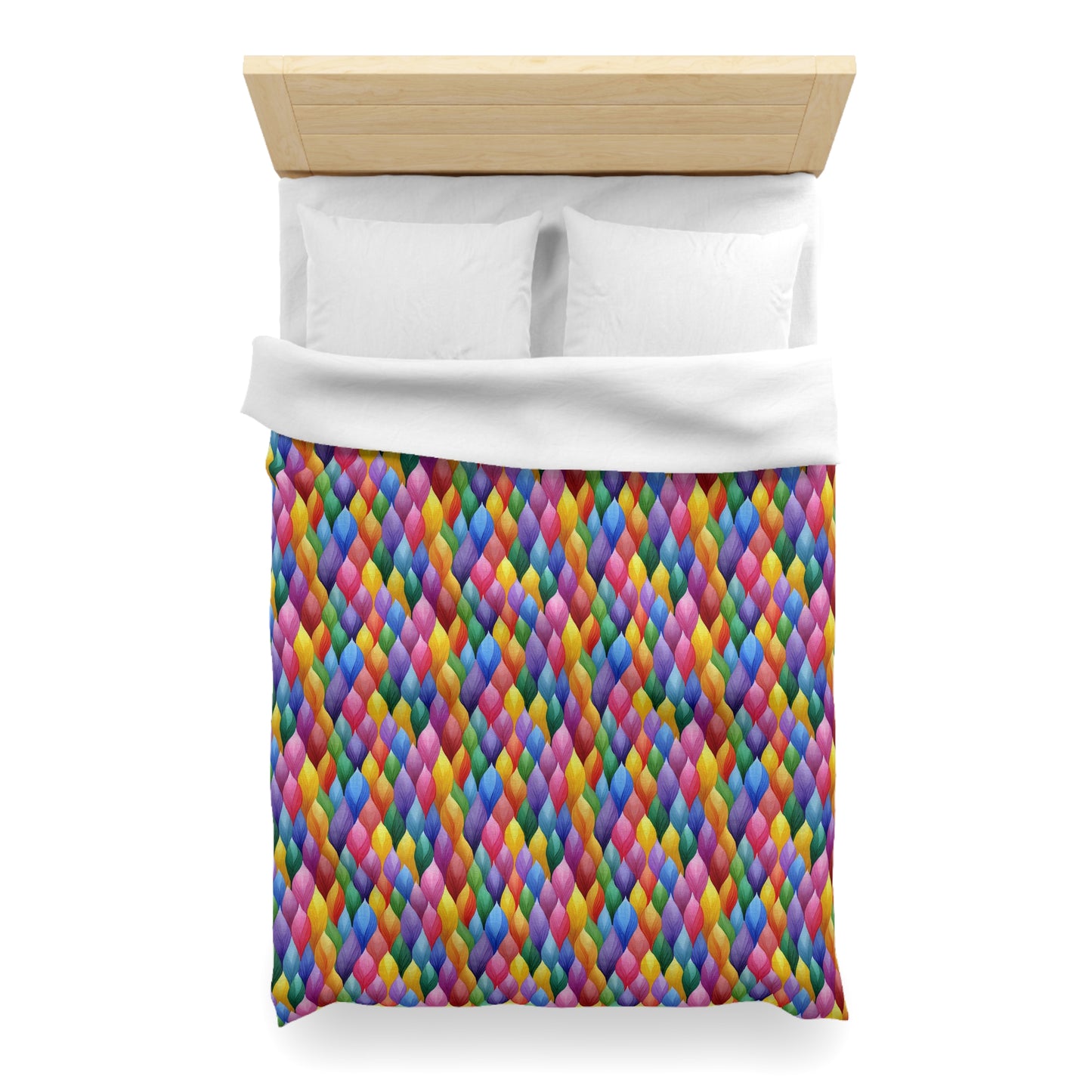 Vivid Vortex Microfiber Duvet Cover