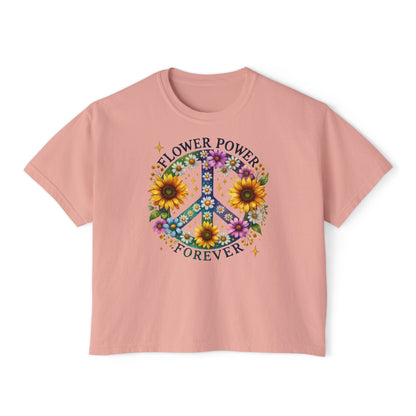 Flower Power Forever Women's Boxy Tee
