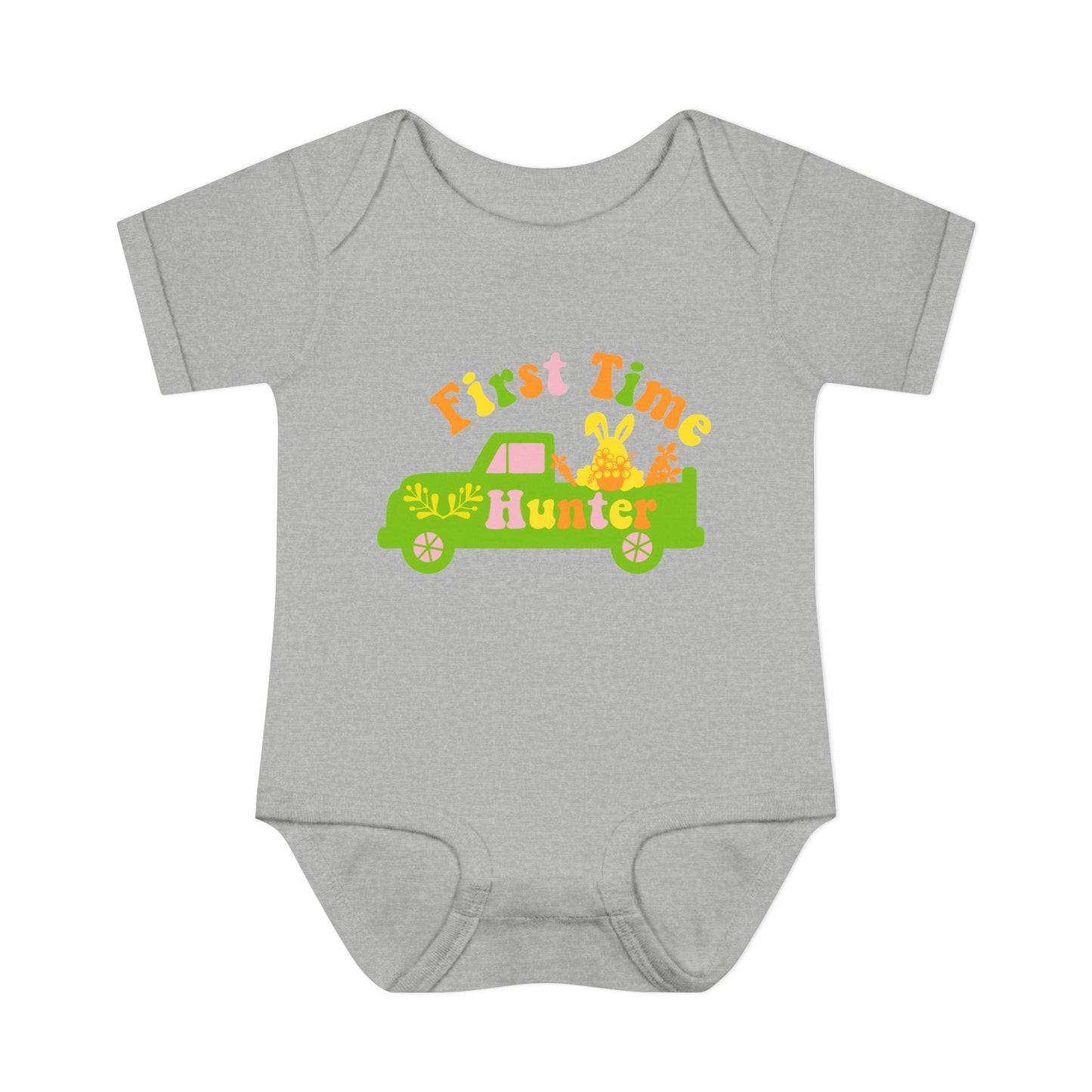First Time Hunter (Easter) Infant Baby Rib Bodysuit