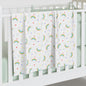 Rainbow Smiles & Stars Baby Swaddle Blanket