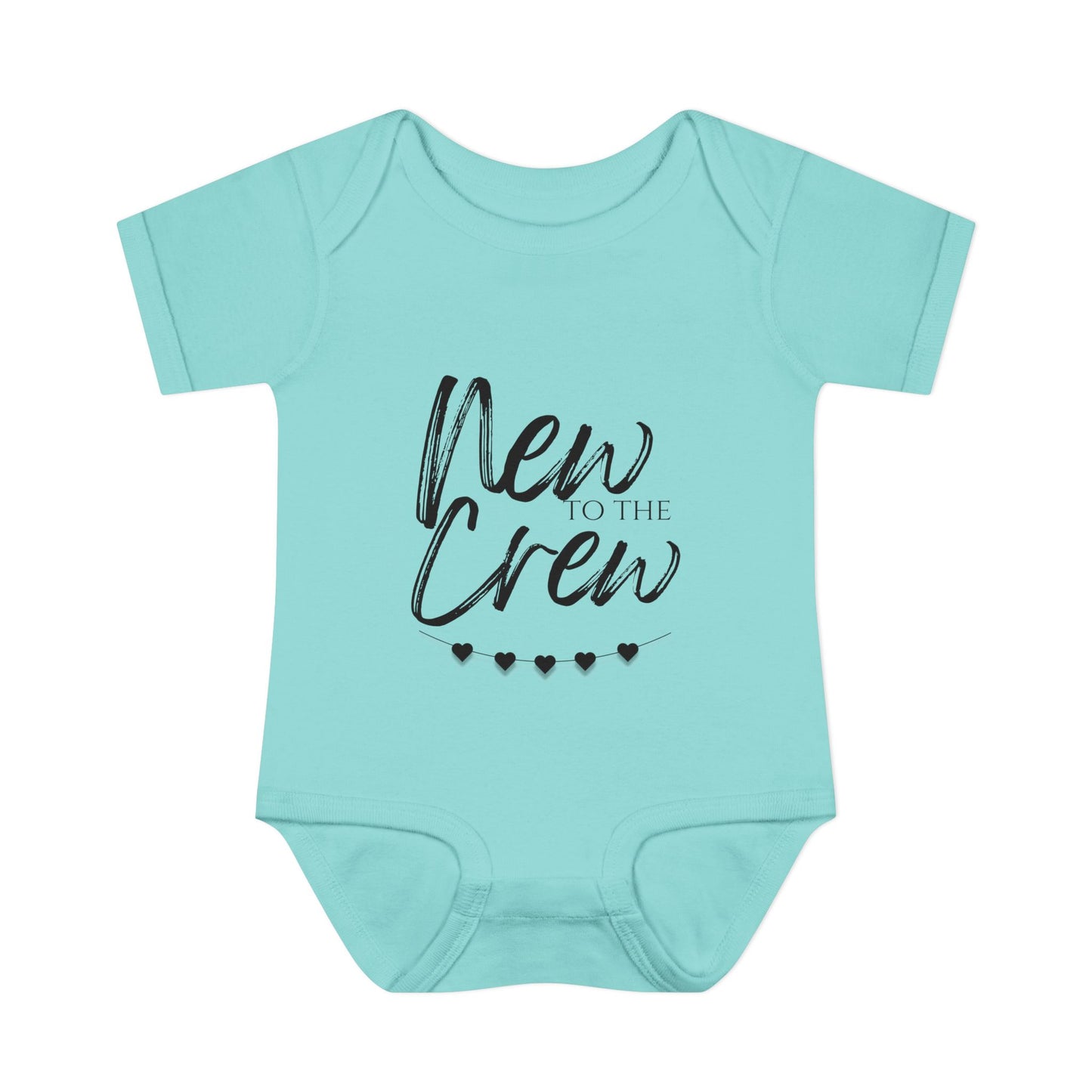 New To The Crew Infant Baby Rib Bodysuit