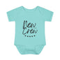 New To The Crew Infant Baby Rib Bodysuit