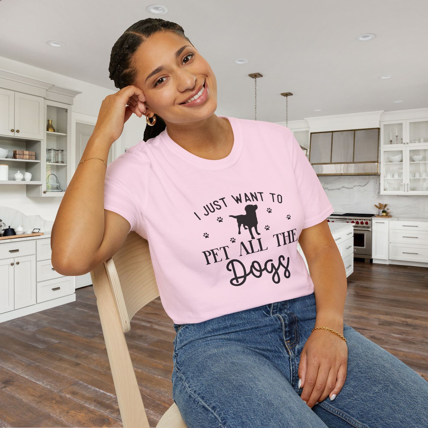 I Just Want To Pet All The Dogs Adult T-shirt